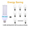 wholesale cheap high power Lamp E27 B22 3w 5w 7w 9w 12w 18w 24w 32w Energy Saving Light SMD U/Spiral Shape CFL Led Corn Bulb